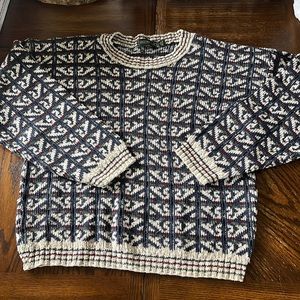 Hill & Archer multi color knit sweater